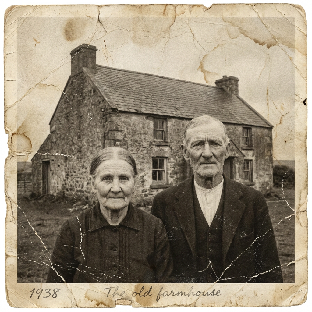 Scratched Photo - Before